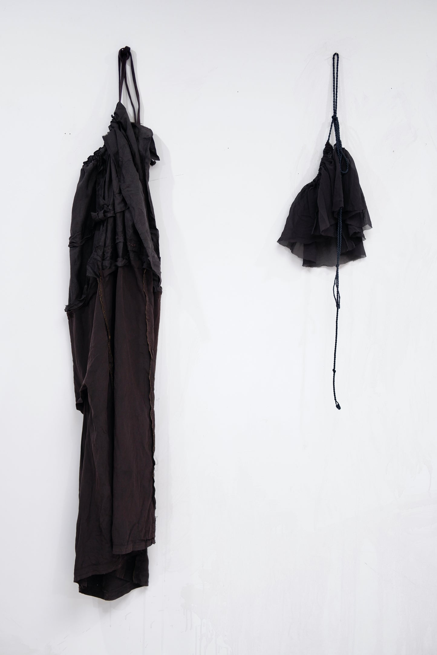 Dark Brown Silk Collar or Cuff