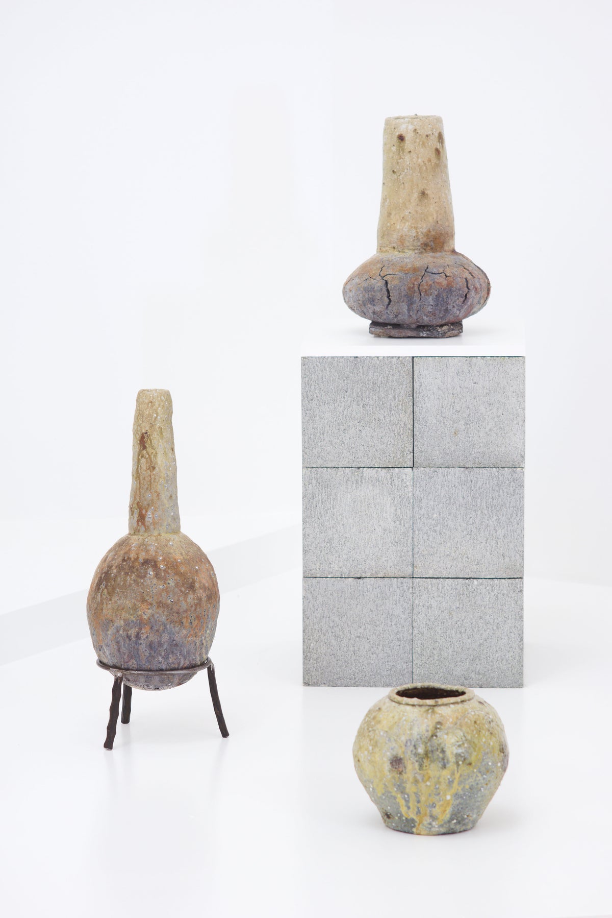 Chimney Vase - Anagama Fire