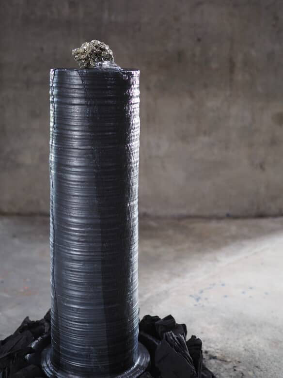 Water Fountain with Pyrite