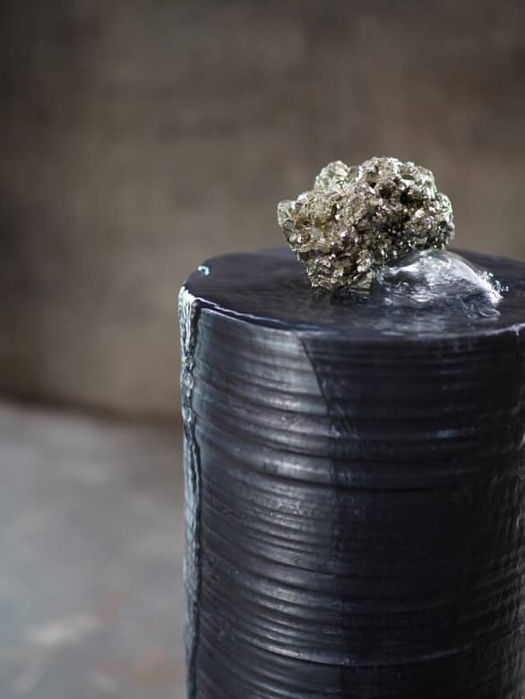 Water Fountain with Pyrite