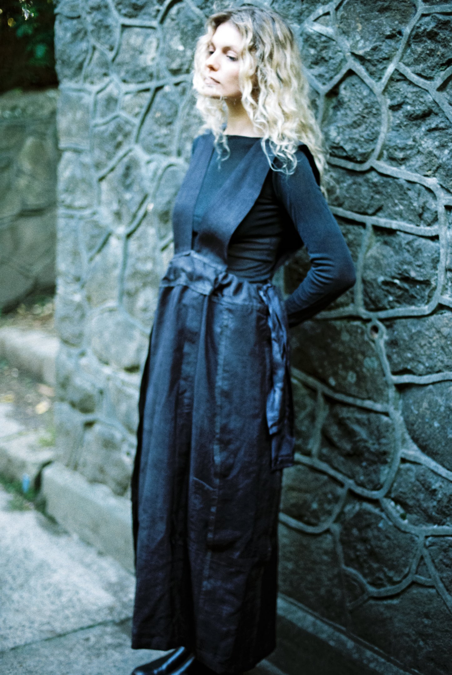 Hand Dyed Vintage Silk Skirt