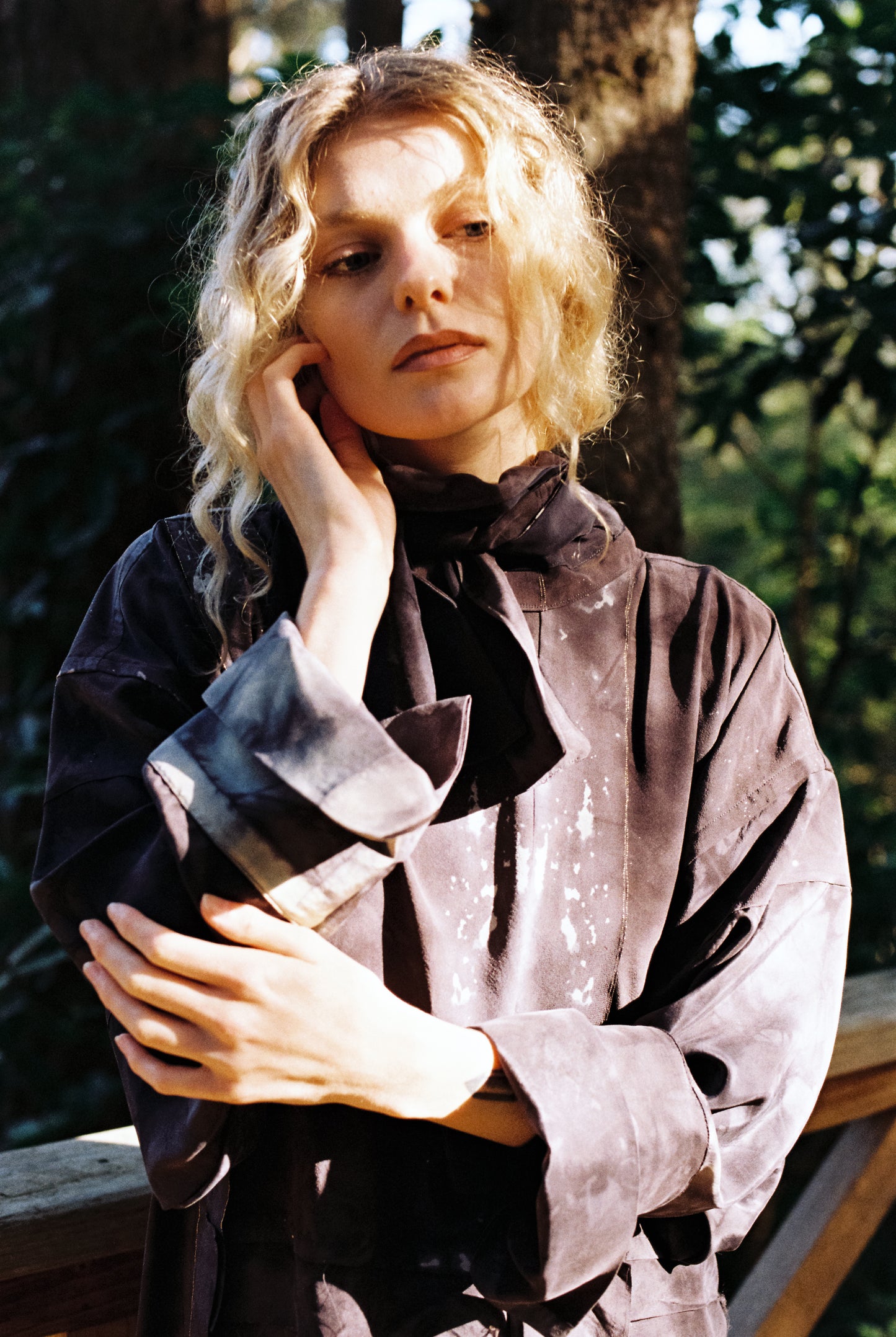 Hand Dyed Vintage Kimono Silk Dress, Ver.2