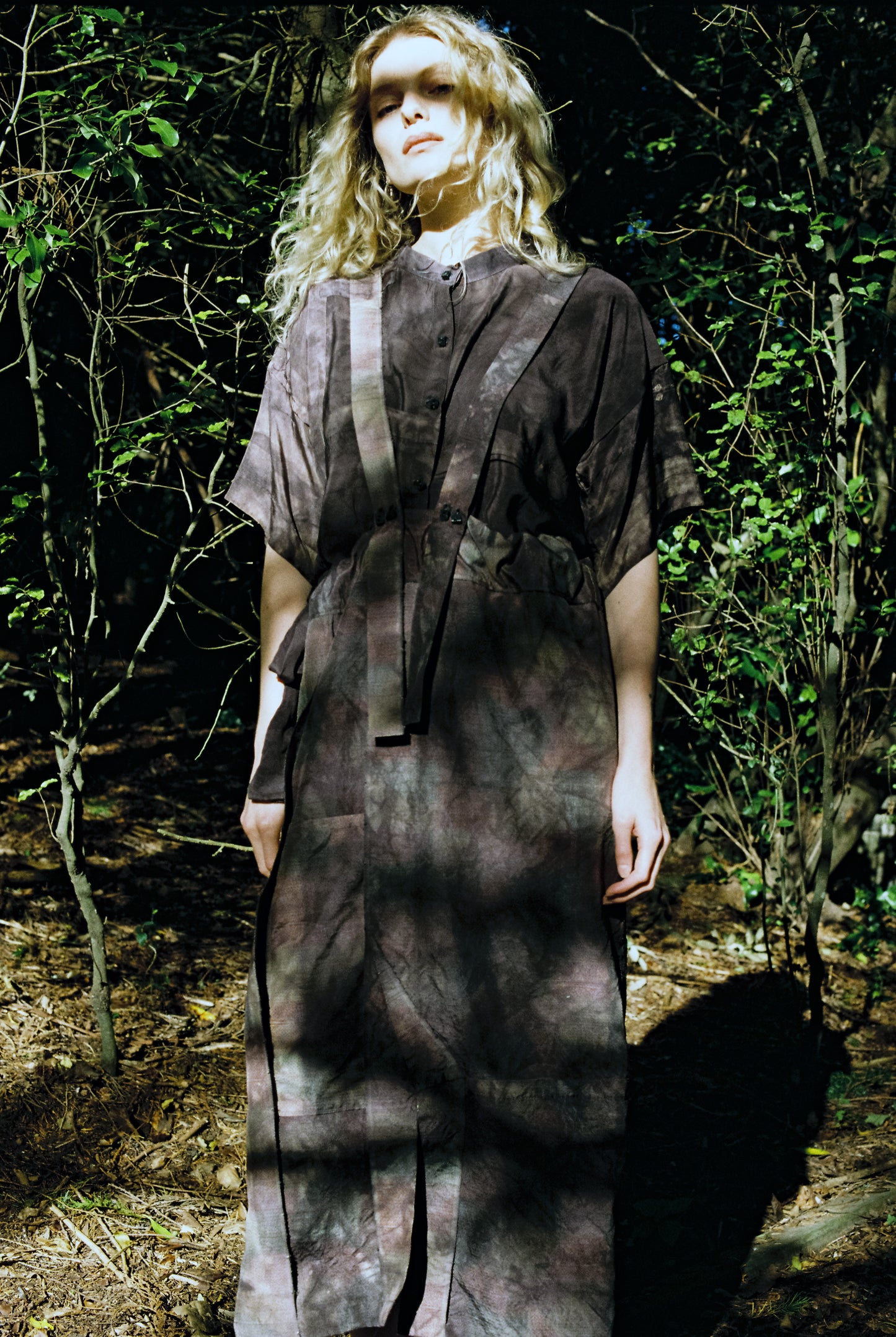 Silk Set - Skirt and Shirt