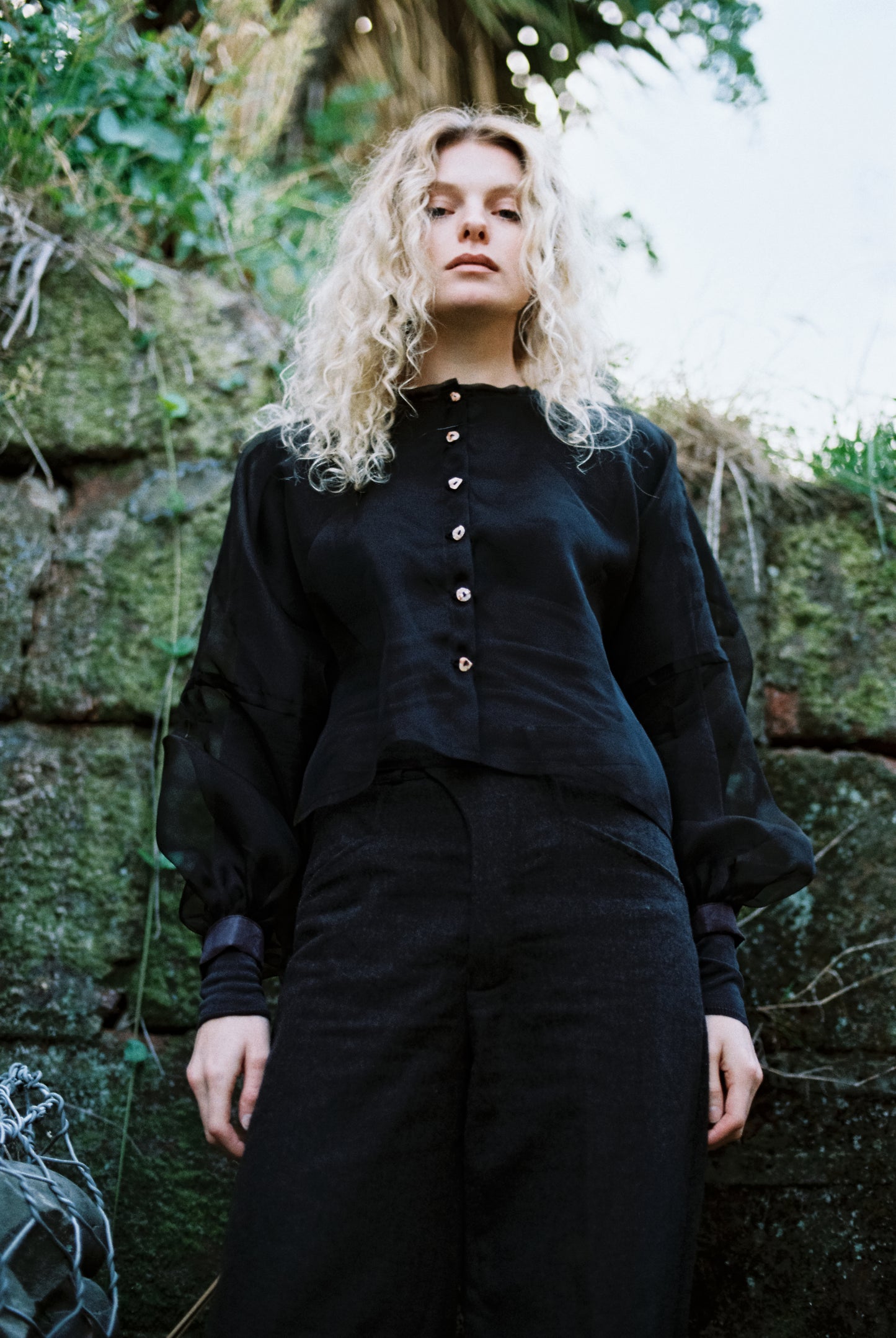 Silk Organza Shirt, Ver.1