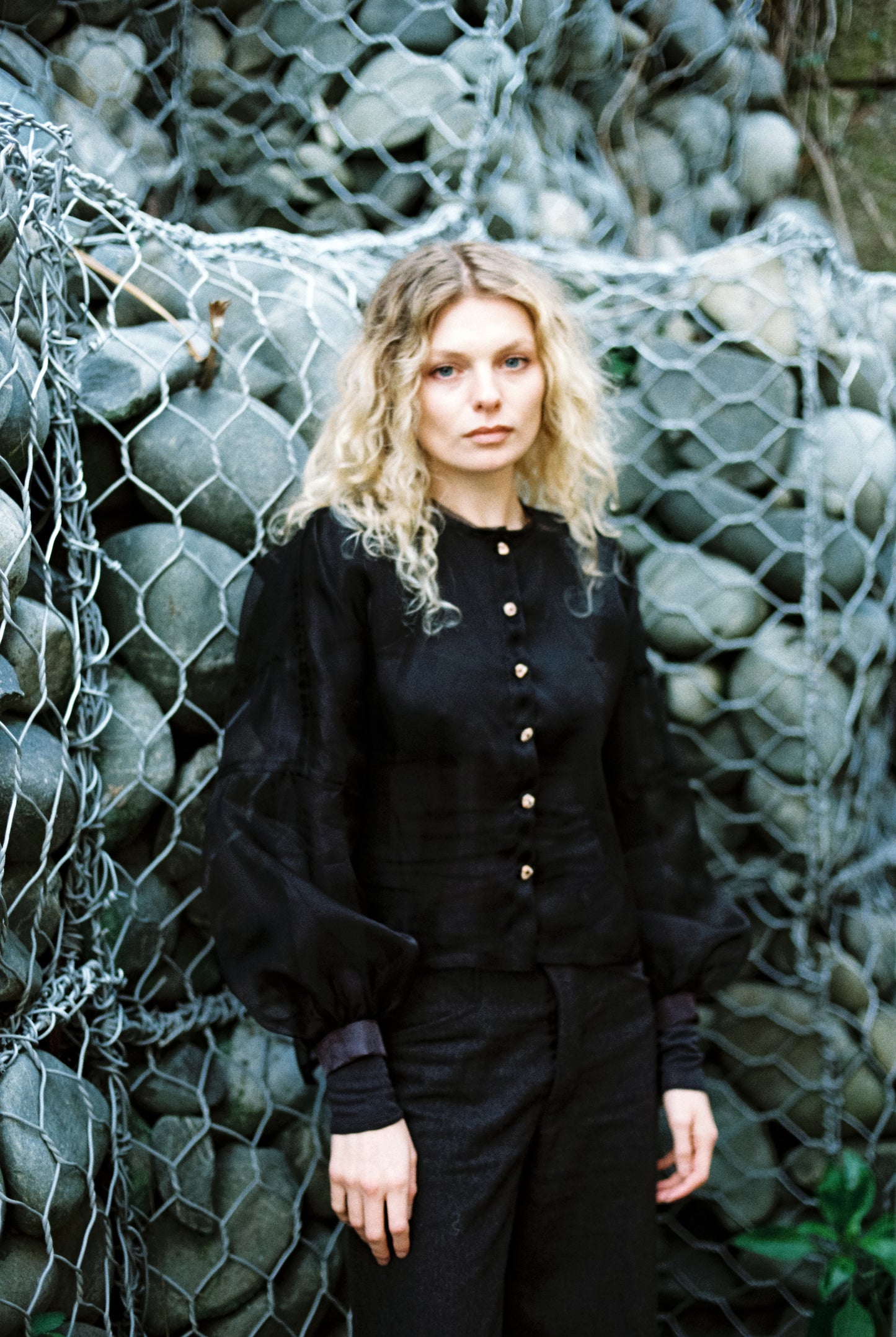 Silk Organza Shirt, Ver.1