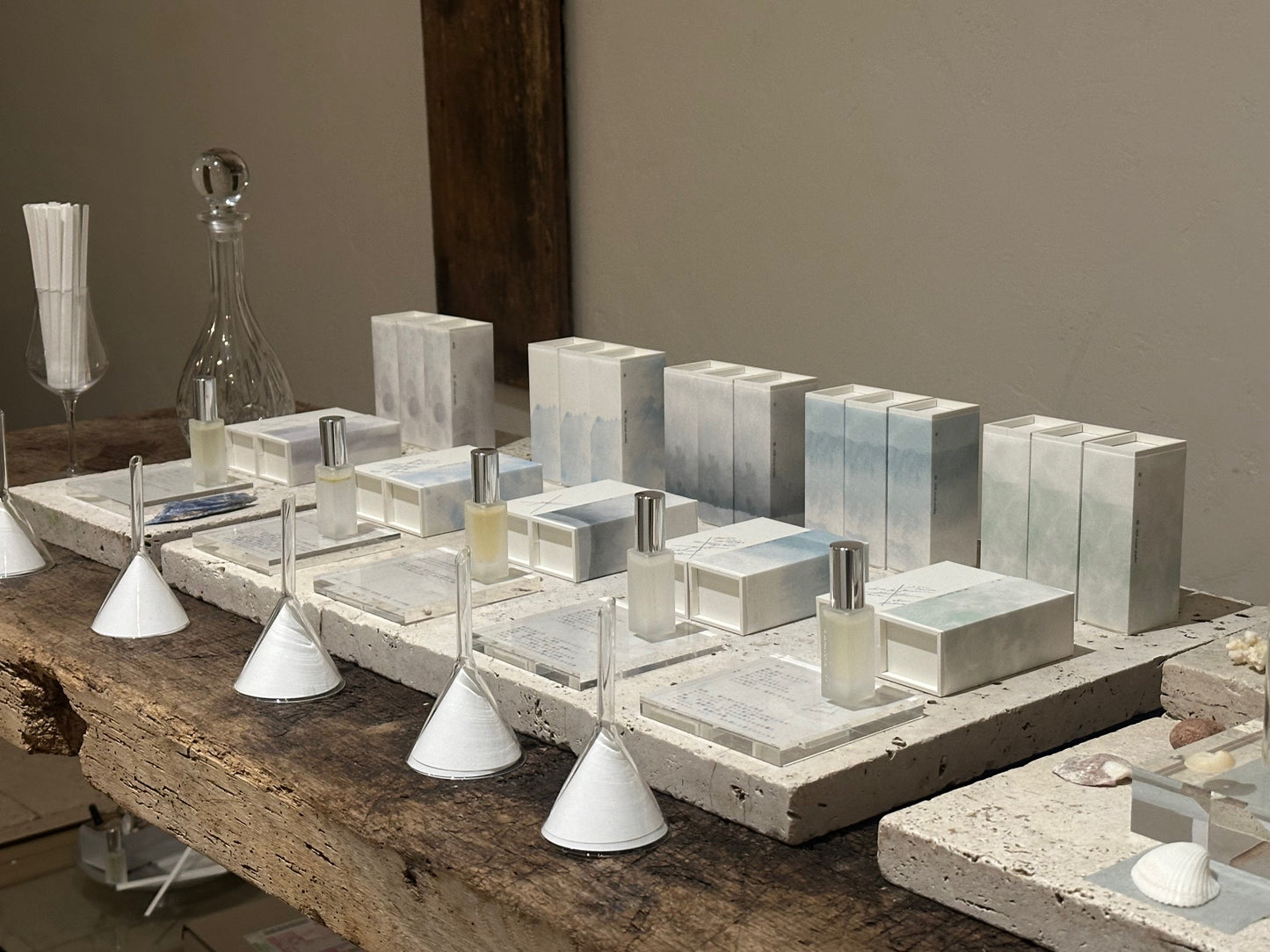 Handcrafting incense, ceremonial experience around tea and fragrance by Japanese perfumer, SARI