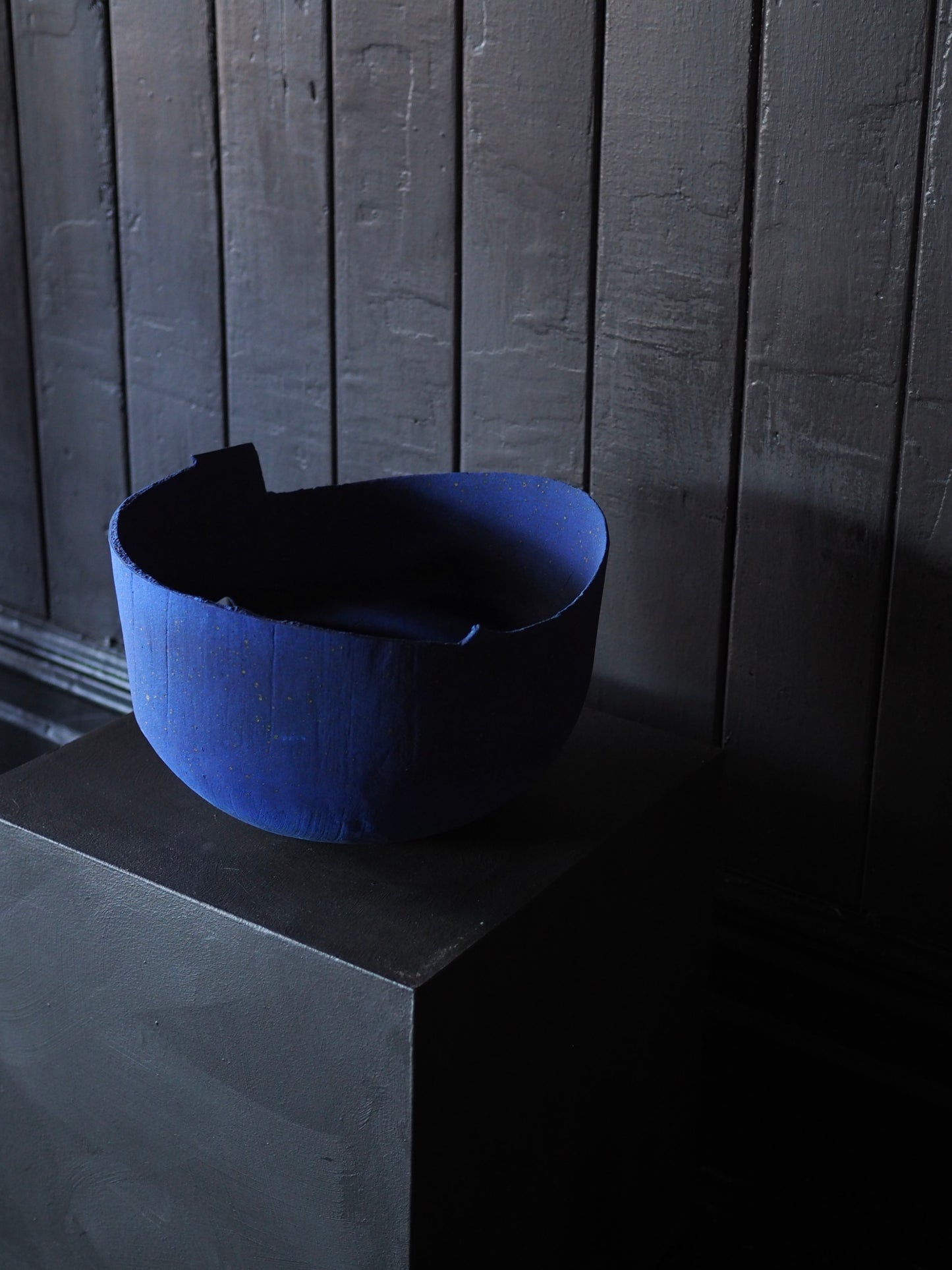 Large Blue Vessel