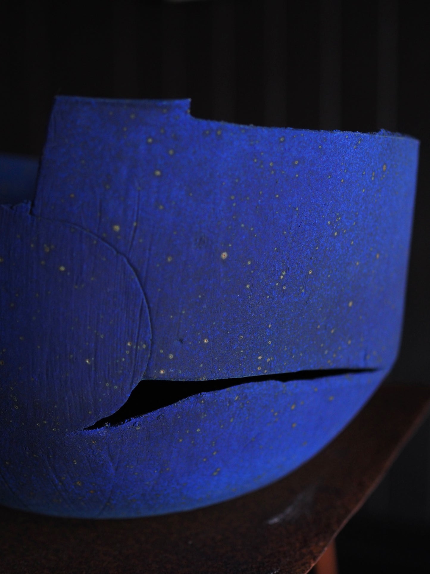 Large Blue Vessel