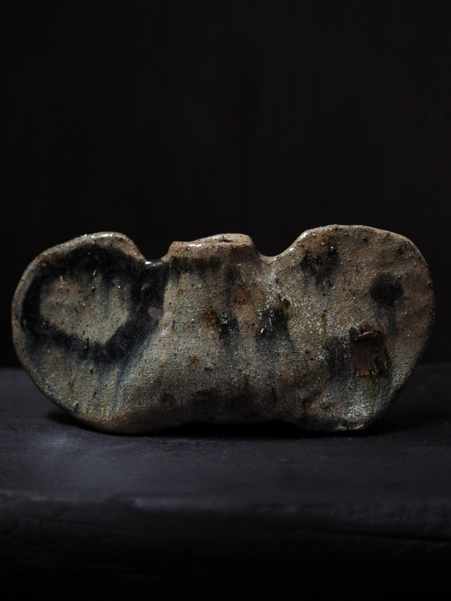 Blue Winged Vase