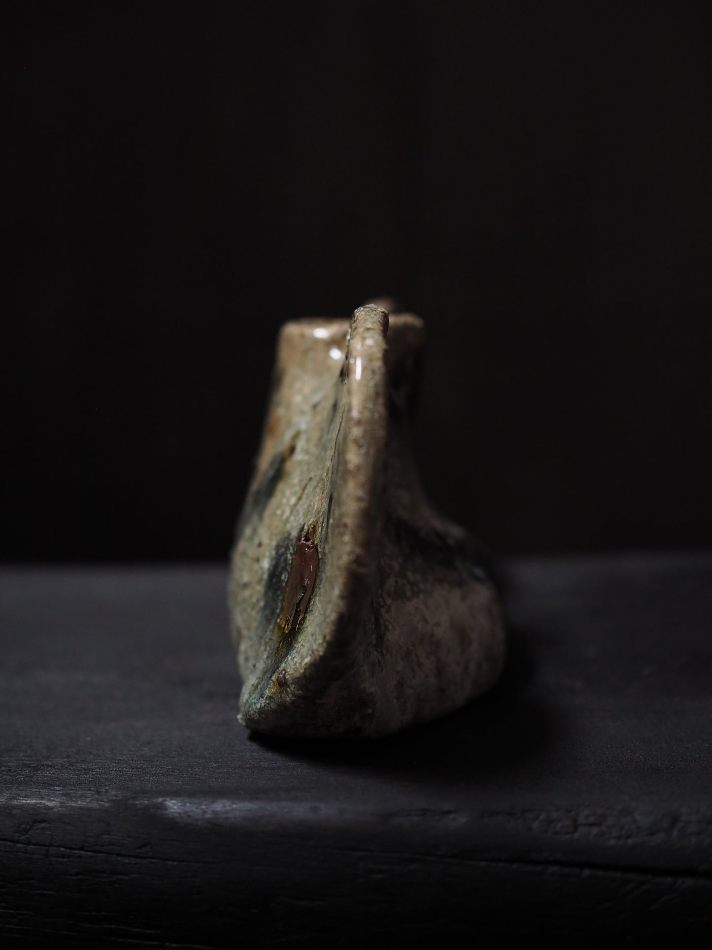 Blue Winged Vase