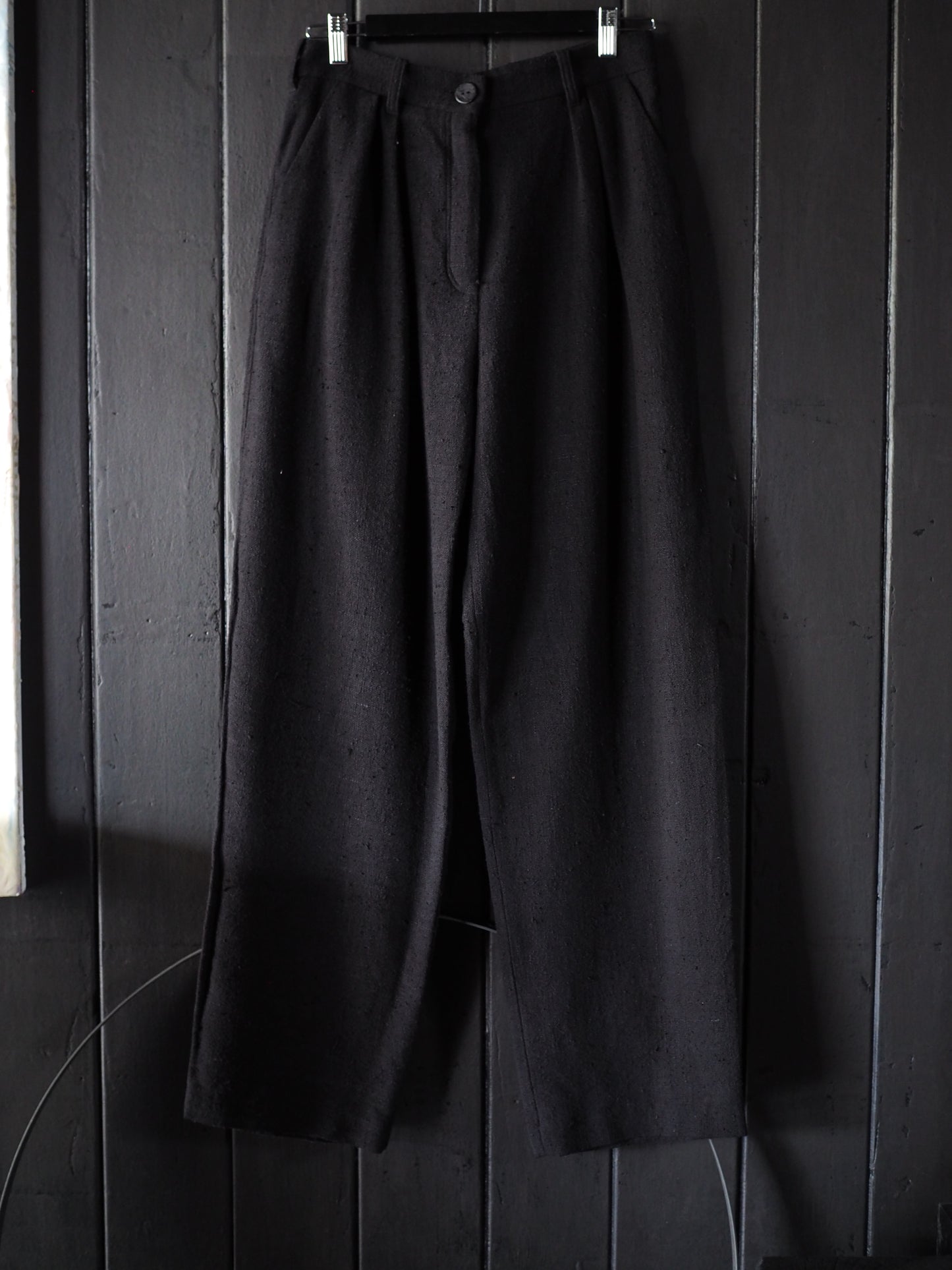Raw Silk Trousers