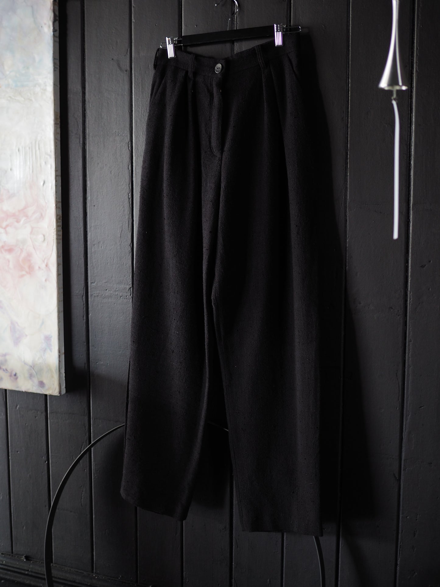 Raw Silk Trousers