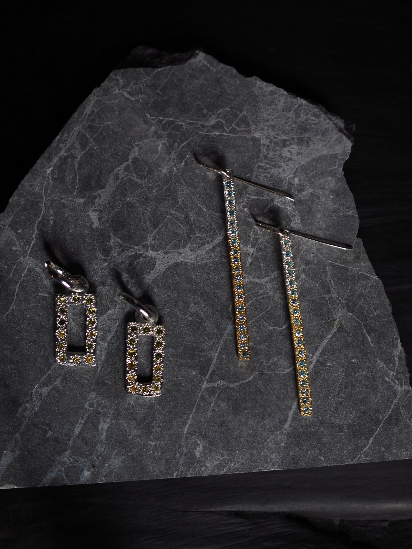 Line earrings III
