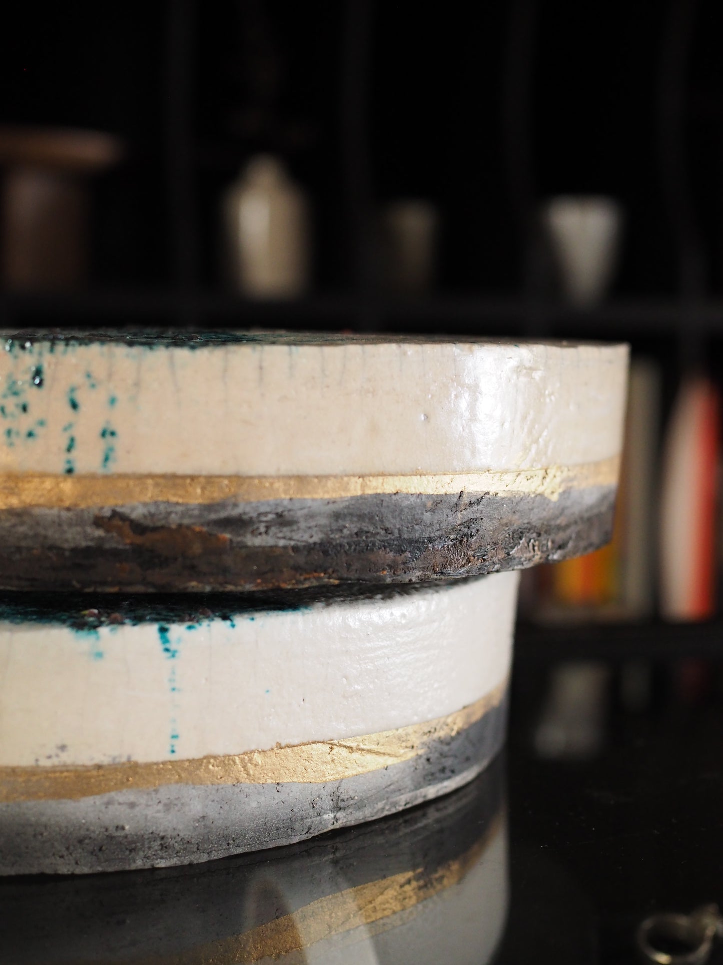 Raku Plinth / Wall art - Te Wheiao