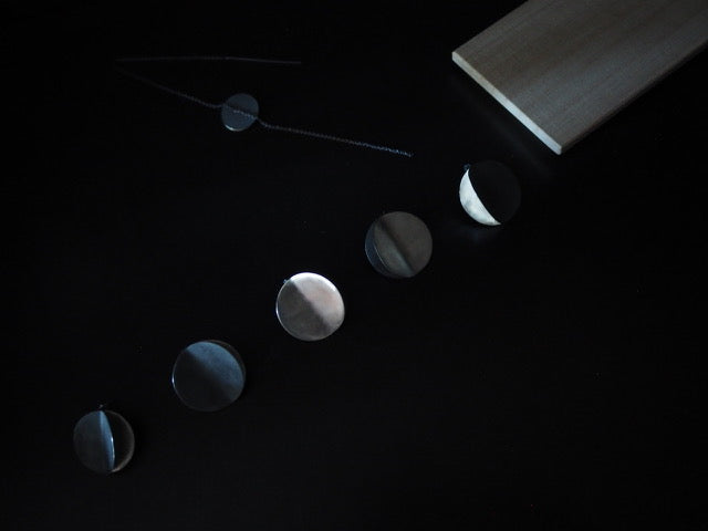 Phase Of Moon Earring - chains ~ Kevin Throne x Public Record