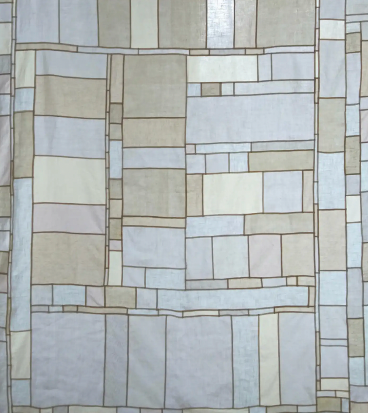 Jogakbo partition curtain - Cotton, Linen