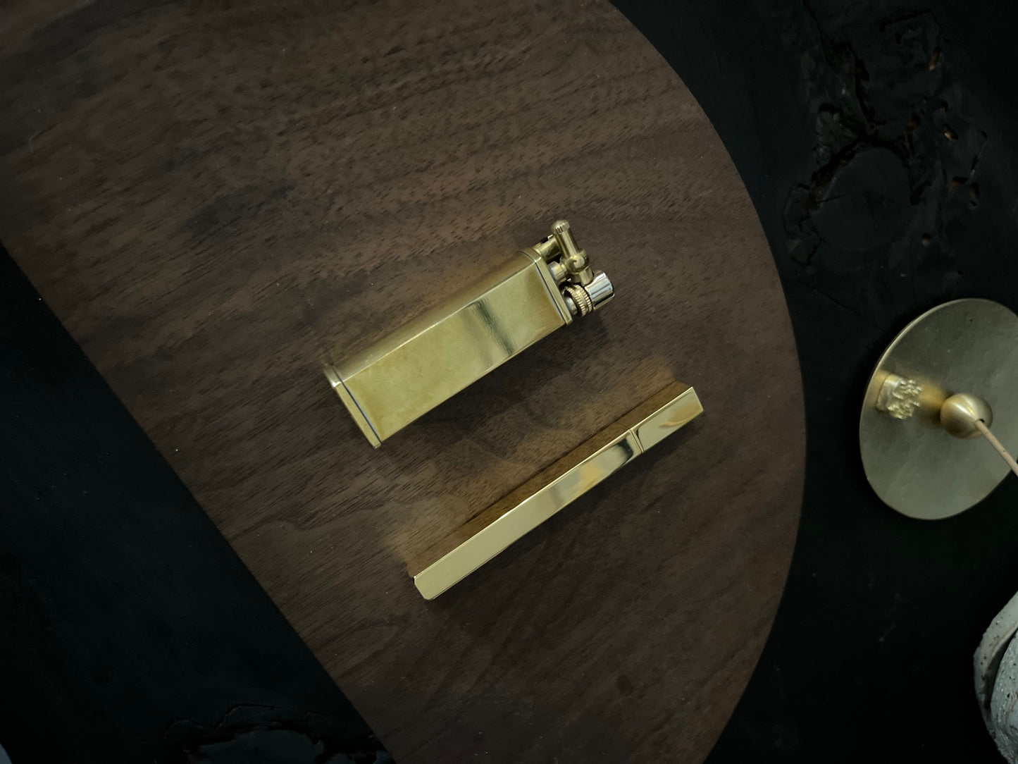 Brass refillable lighter ver.1 or ver.2