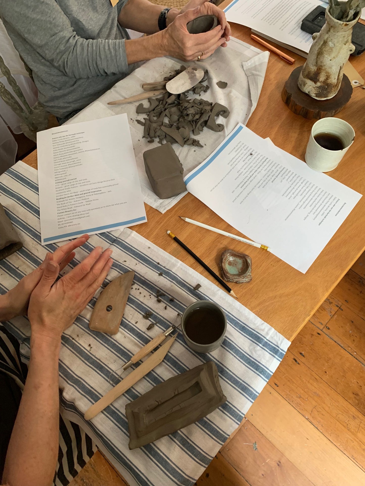 Kurinuki workshop by Kristen Calder, by Bravery Inc. 28th, Sep, 25'