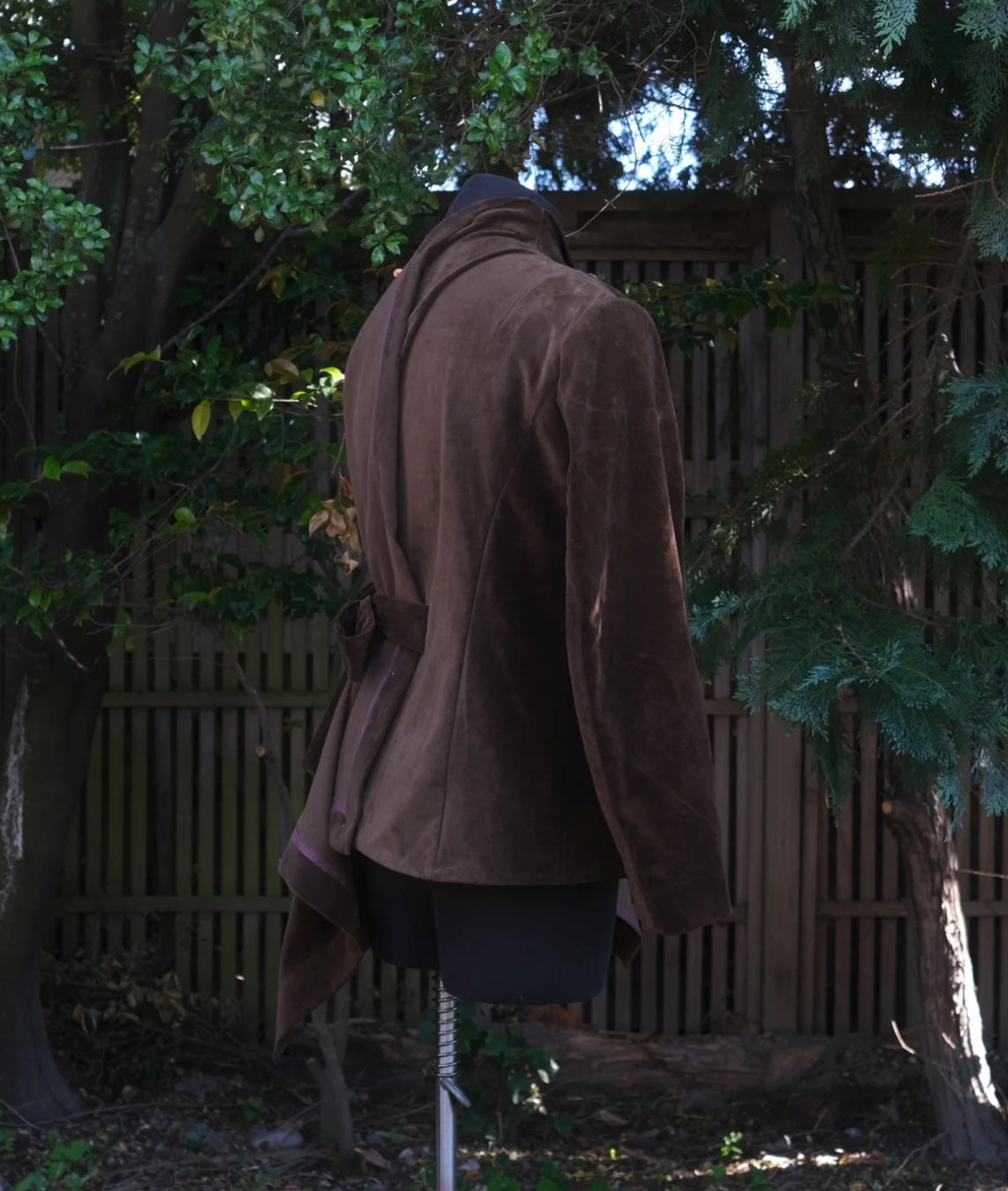 Single sleeve wrapped jacket