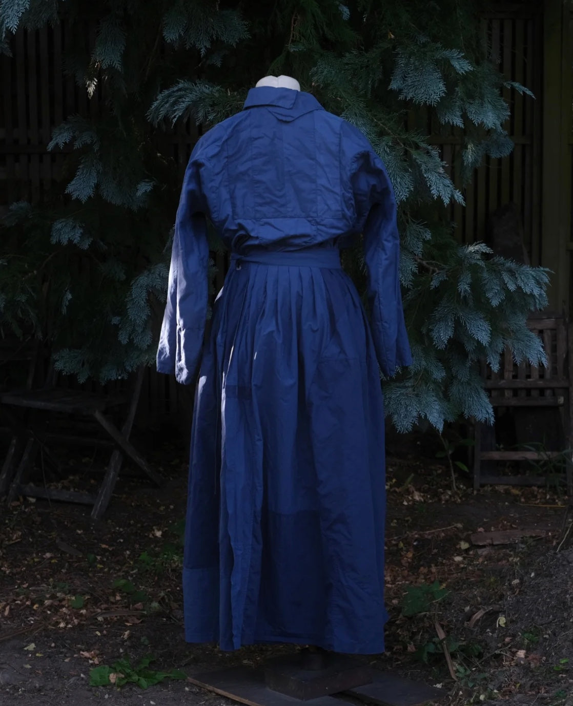 No waste shirt /  Pleated wrap skirt