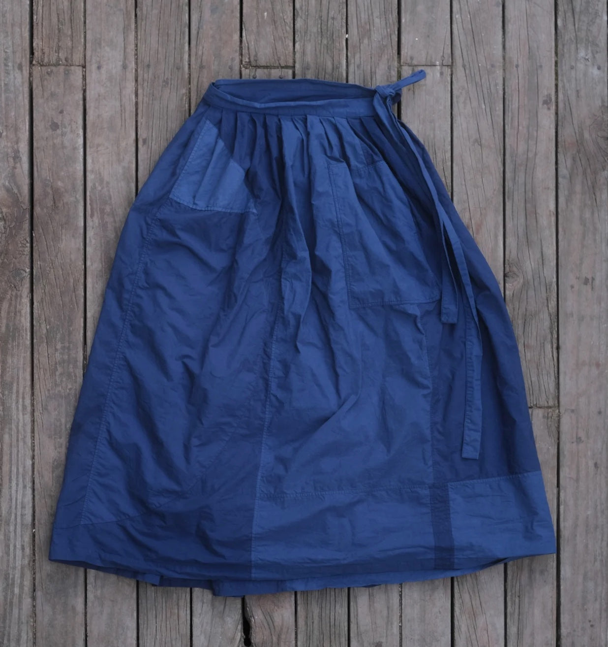 No waste shirt /  Pleated wrap skirt