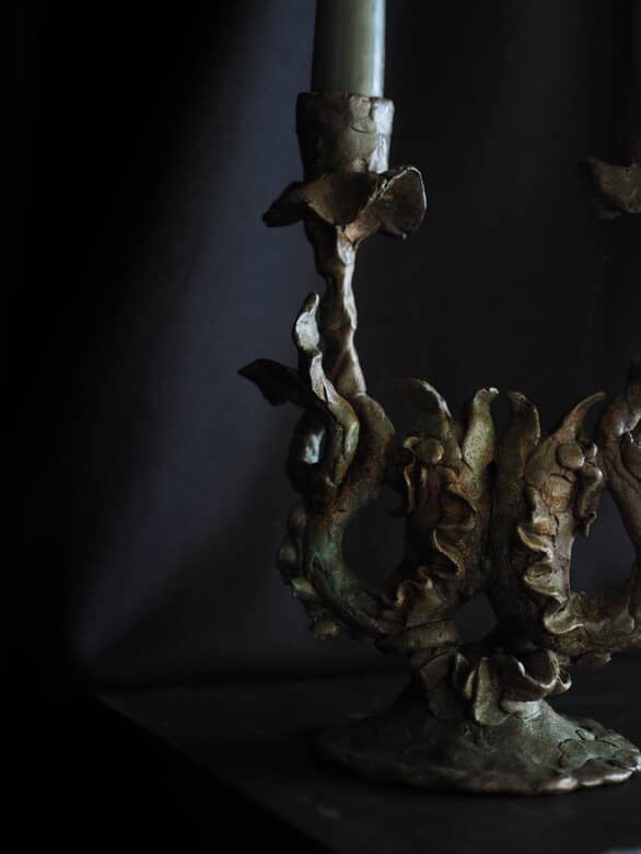 Double Dolphin Candelabra