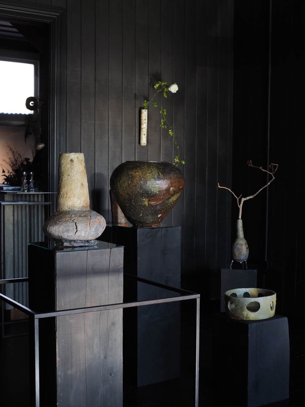 Chimney Vase - Anagama Fire