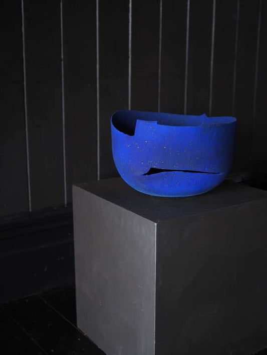Large Blue Vessel
