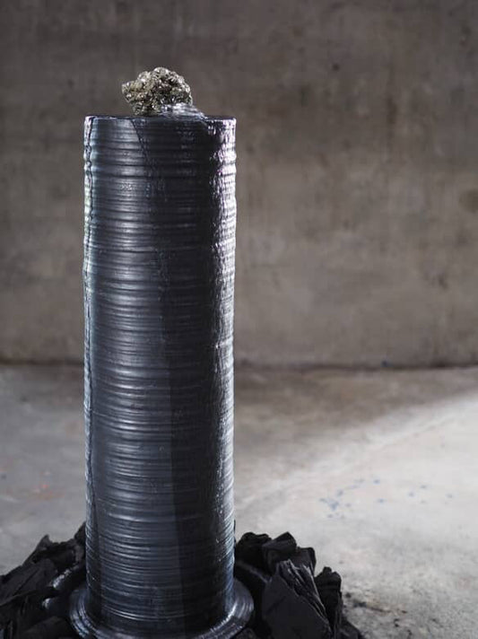 Water Fountain with Pyrite