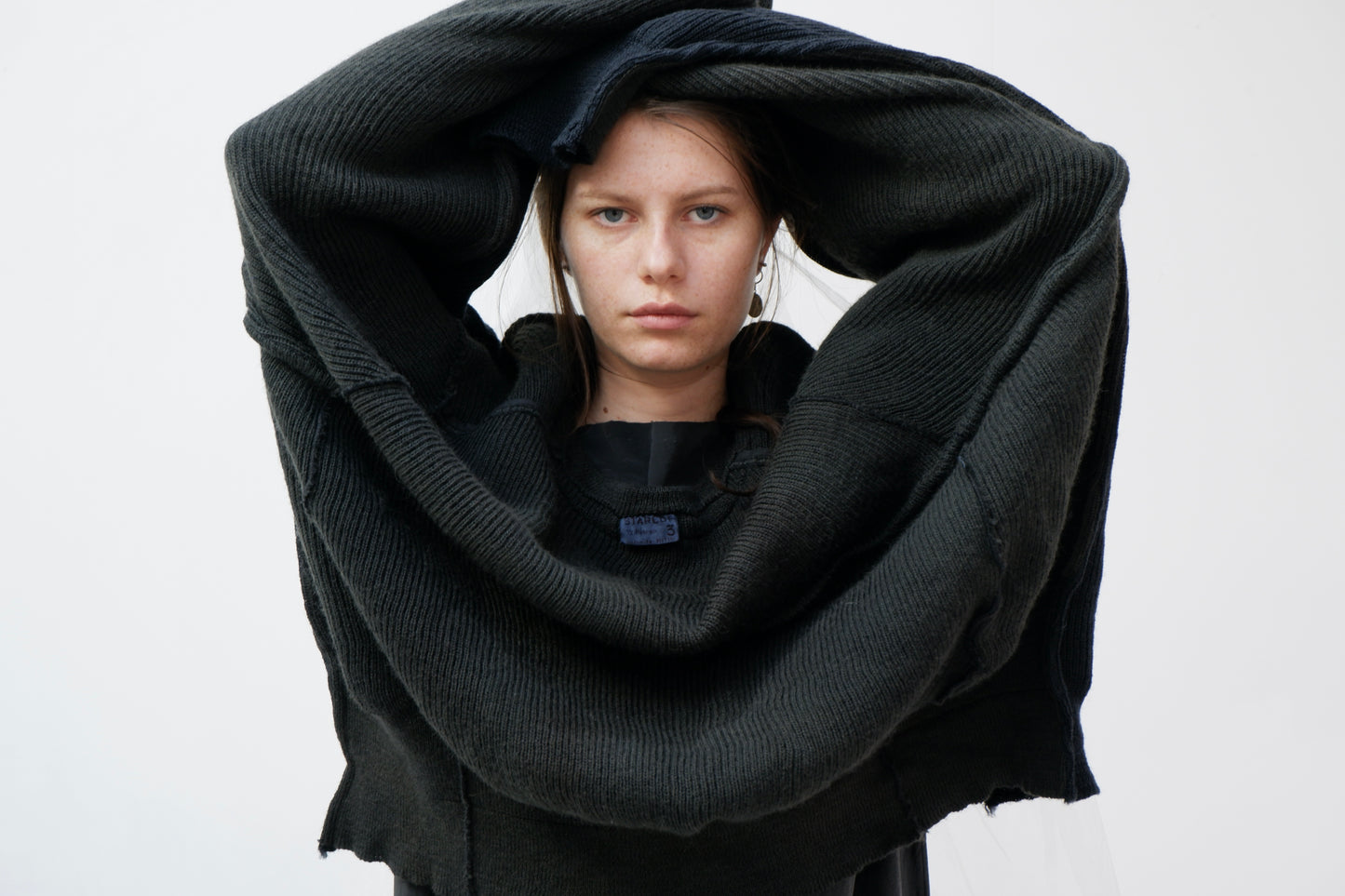 Over-sized '2 sides' thick wool Jumper
