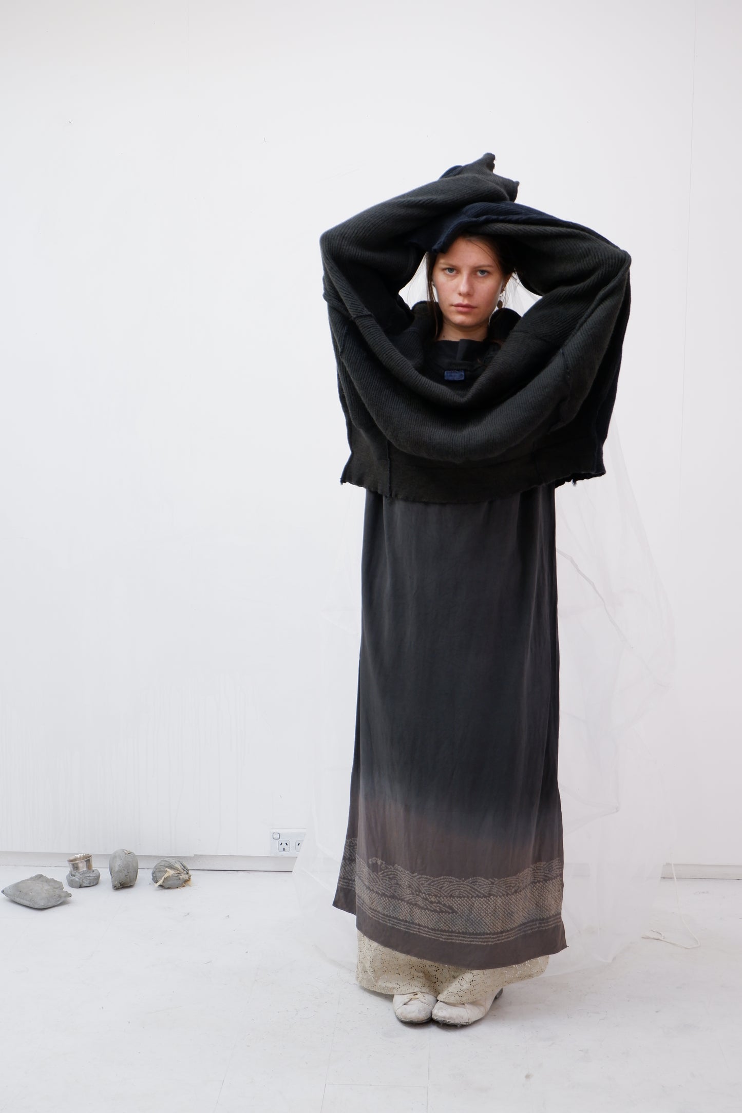 Over-sized '2 sides' thick wool Jumper