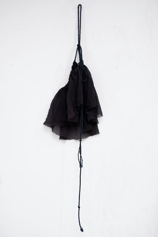Dark Brown Silk Collar or Cuff