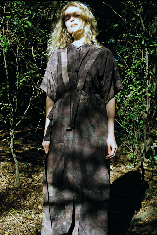 Silk Set - Skirt and Shirt