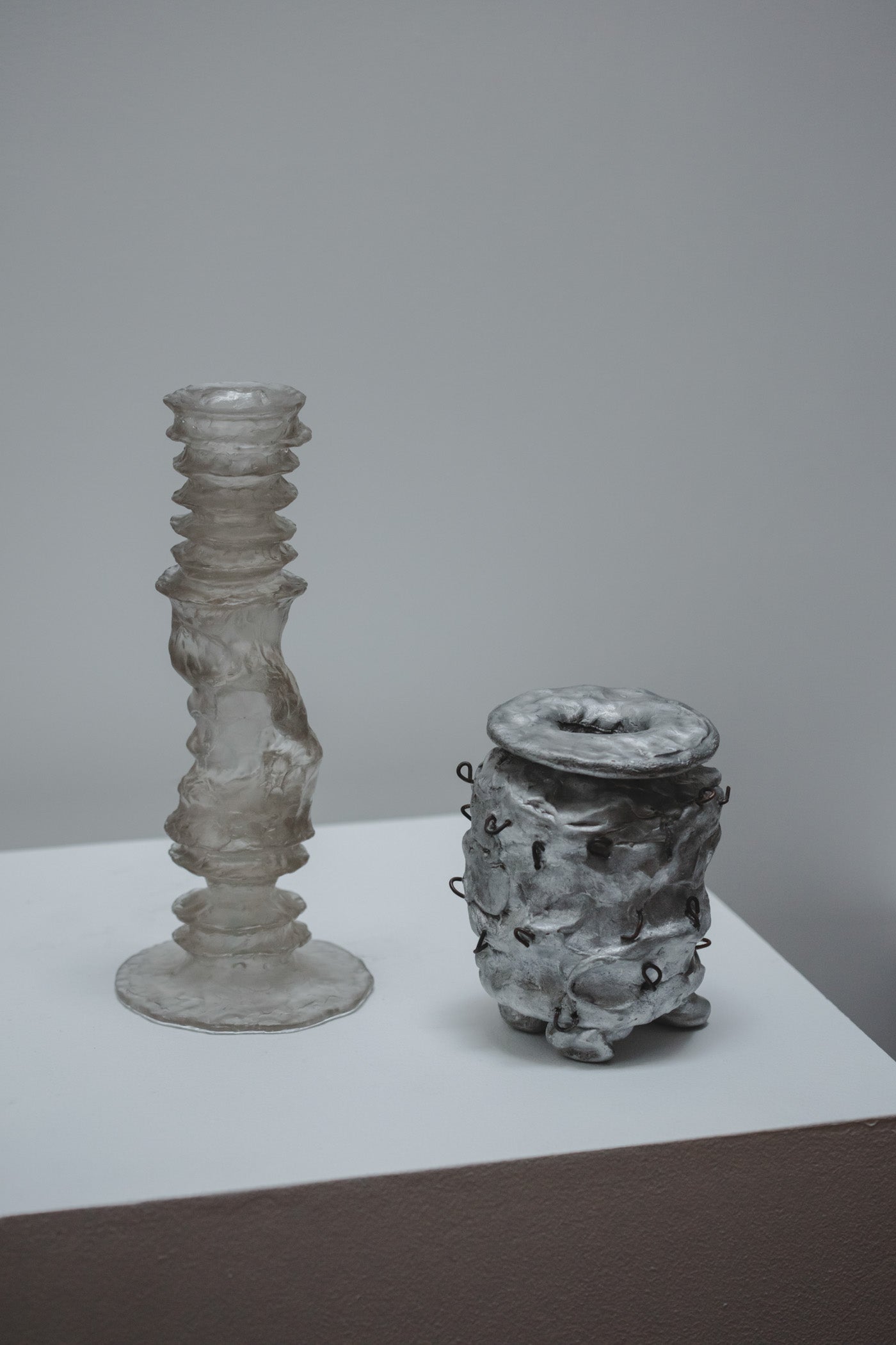 Pinched footed Jar, 2023 - ALUMINIUM