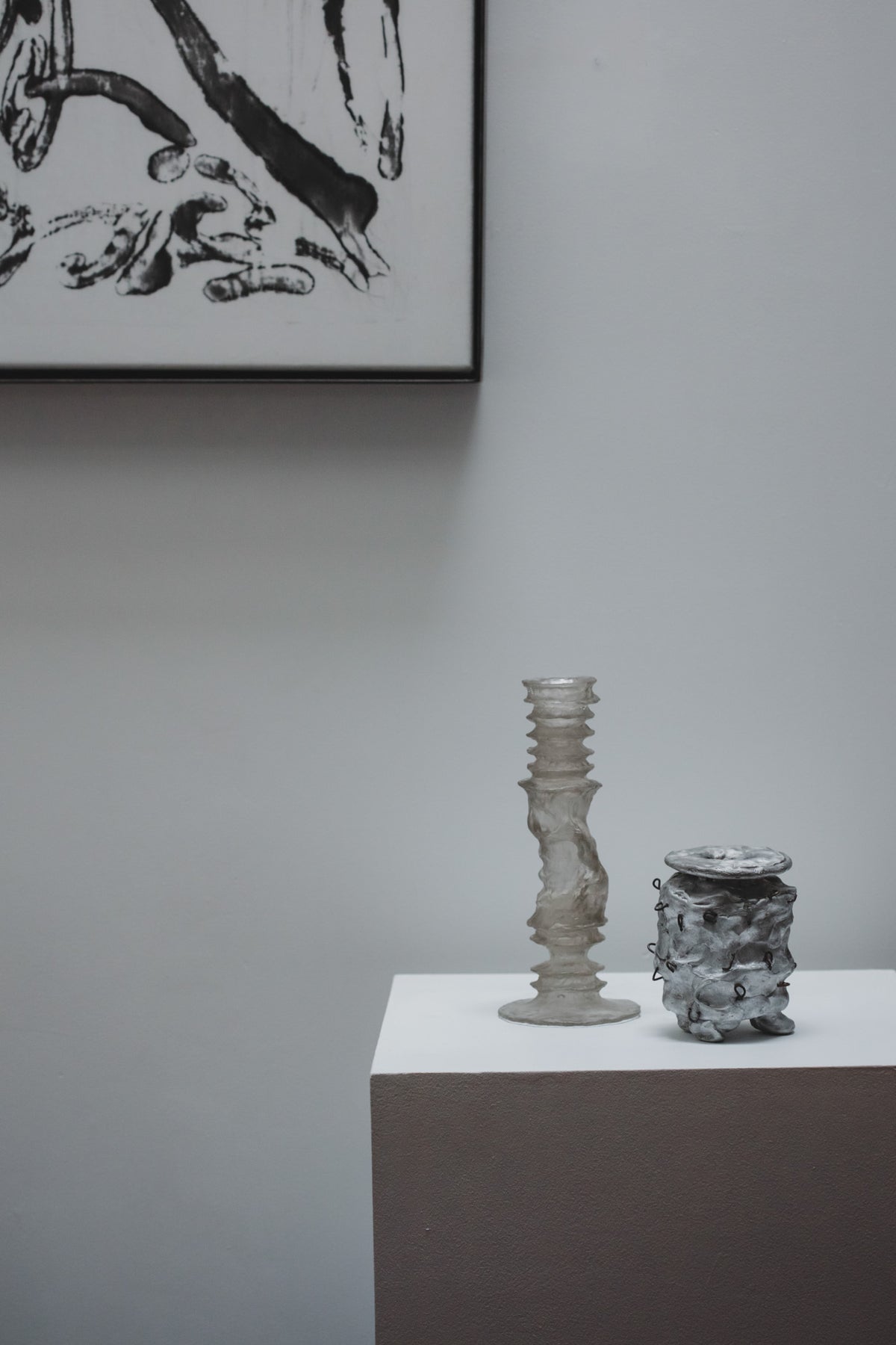 Katherine Rutecki Pinched footed Jar, 2023 - ALUMINIUM – Public Record