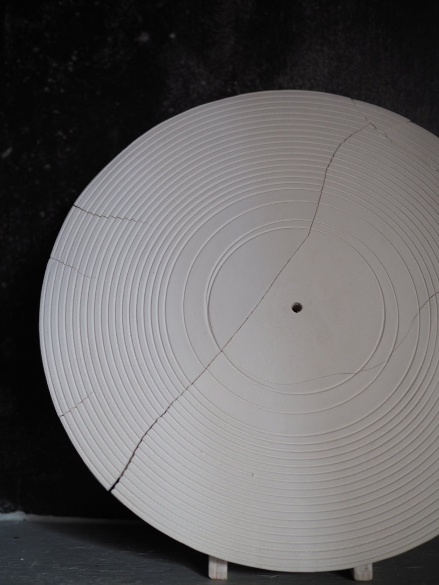 UNGLAZED PORCELAIN RECORD