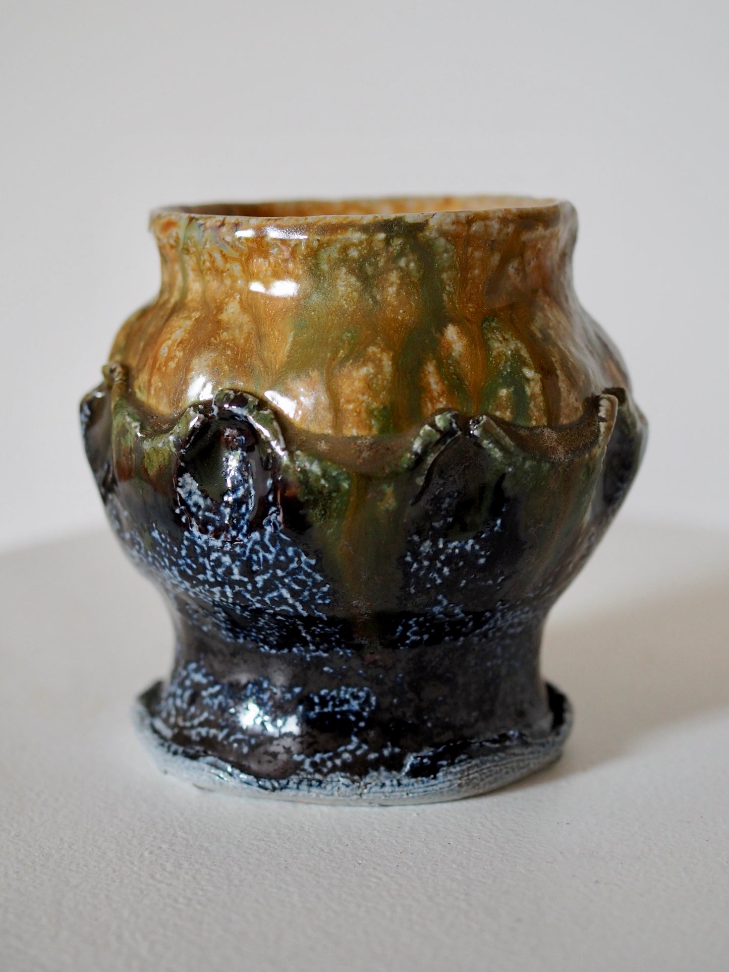 Gold &Blue Vase