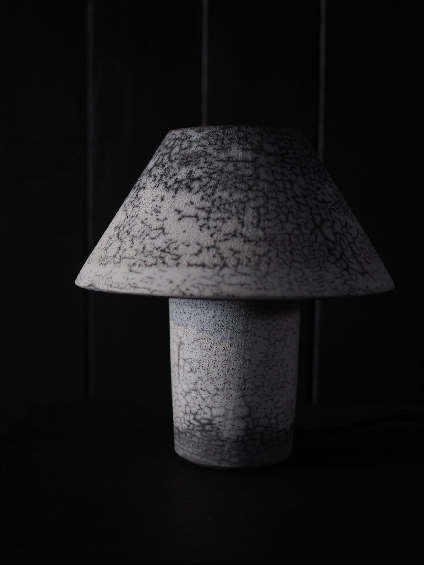 Raku Ceramic Lamp