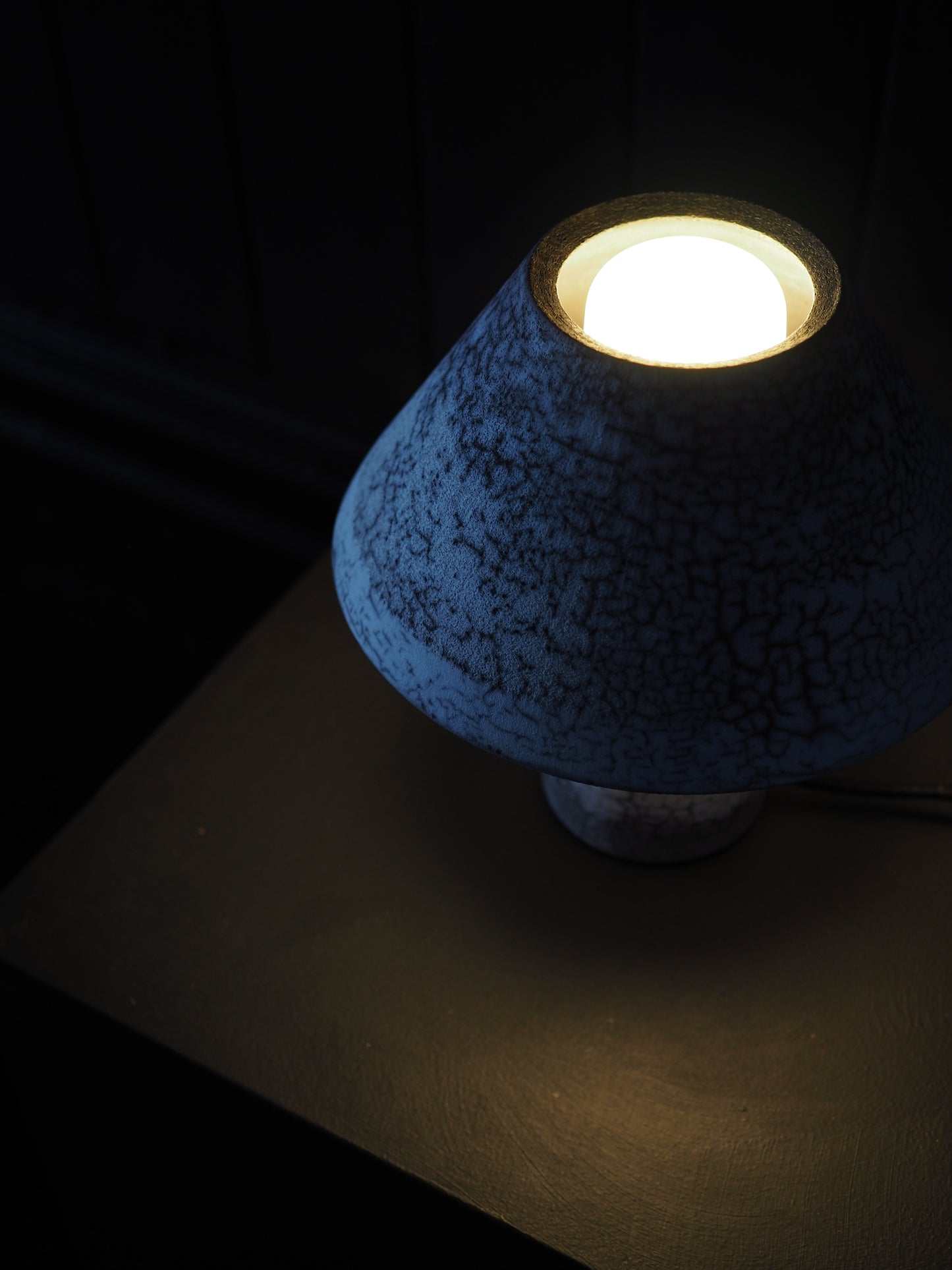 Raku Ceramic Lamp