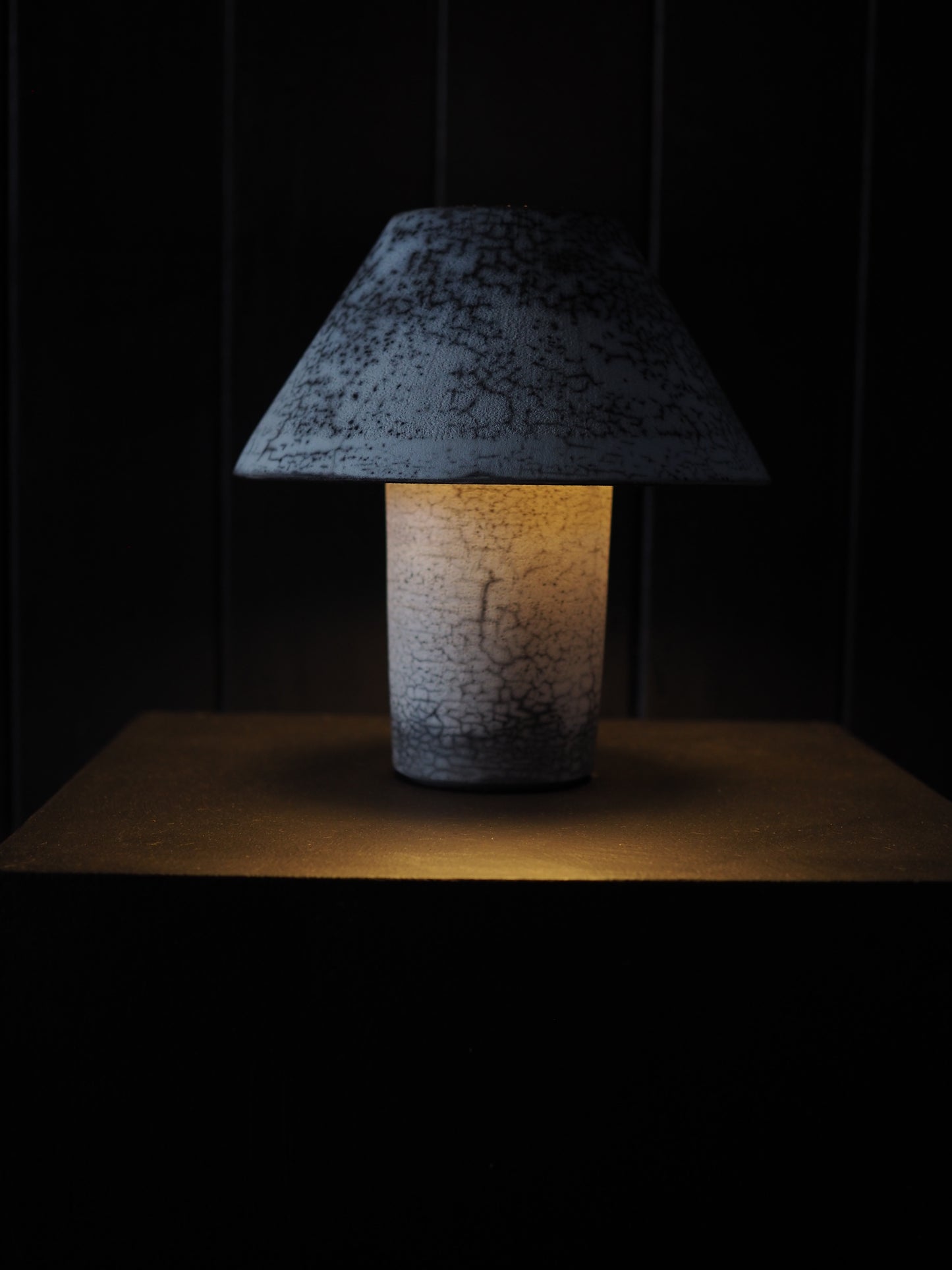 Raku Ceramic Lamp