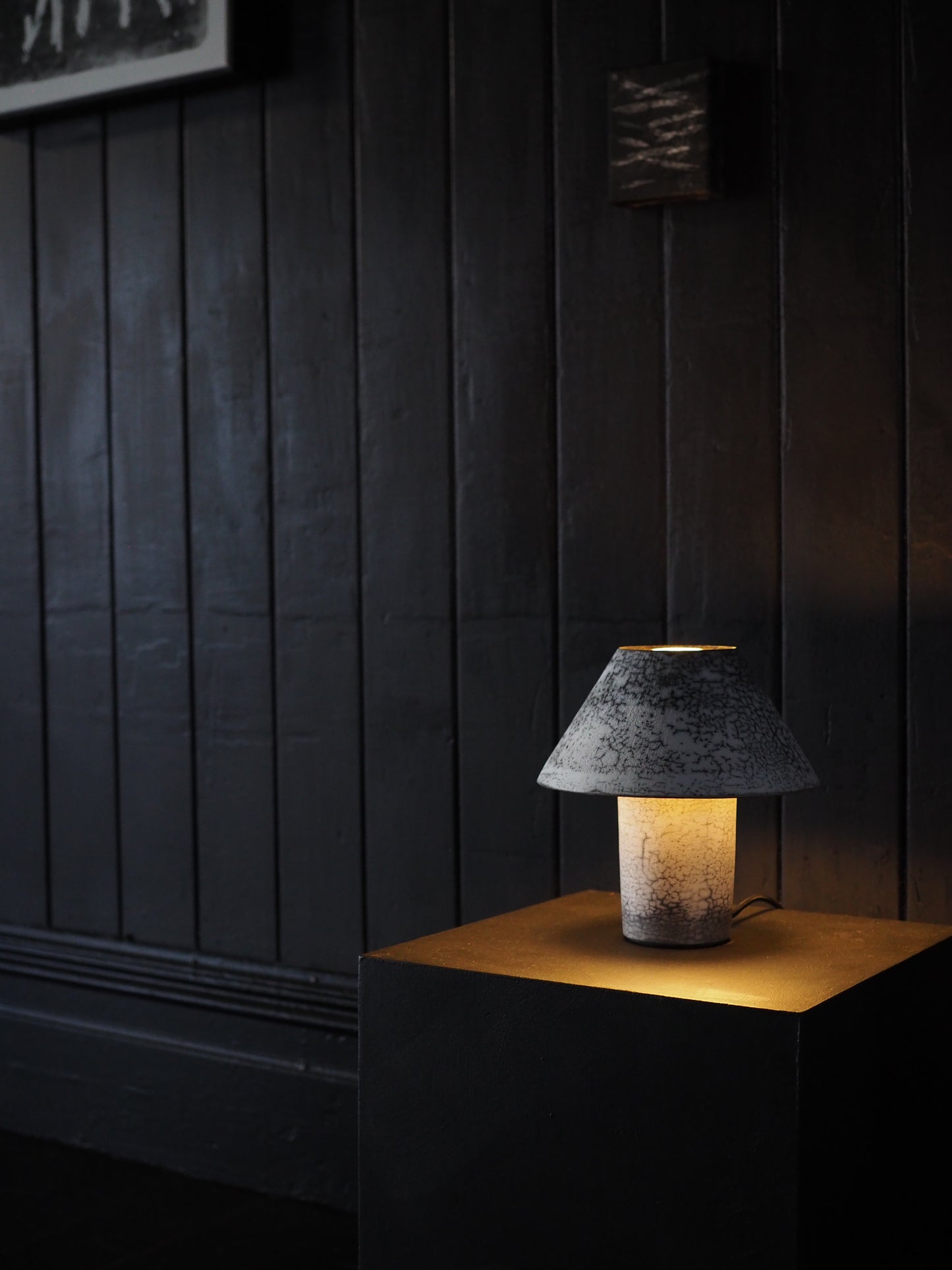 Raku Ceramic Lamp