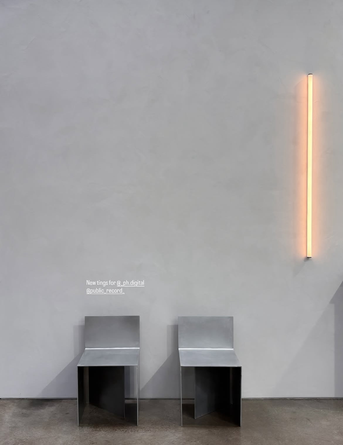 Steal chair by Kevin Thorne