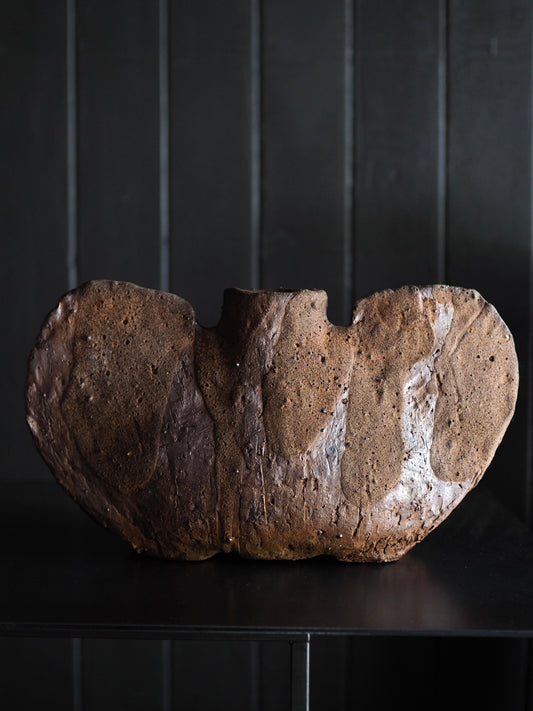 Volcanic Ash Winged Vase