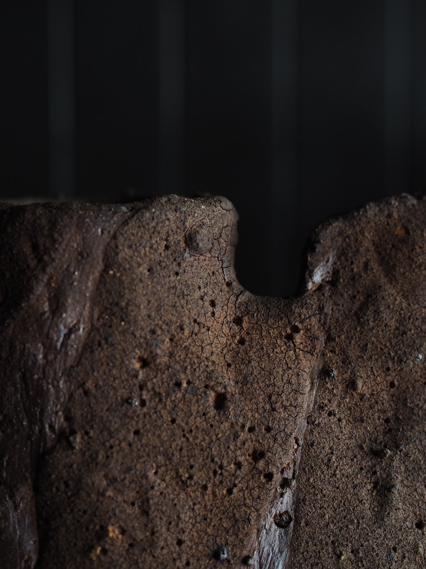 Volcanic Ash Winged Vase