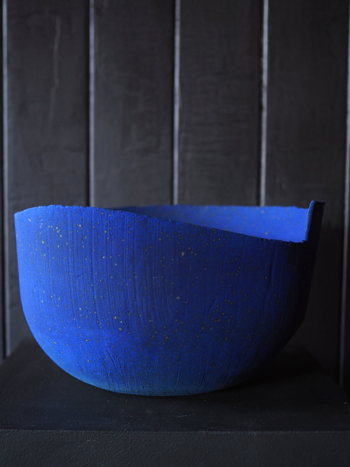 Large Blue Vessel