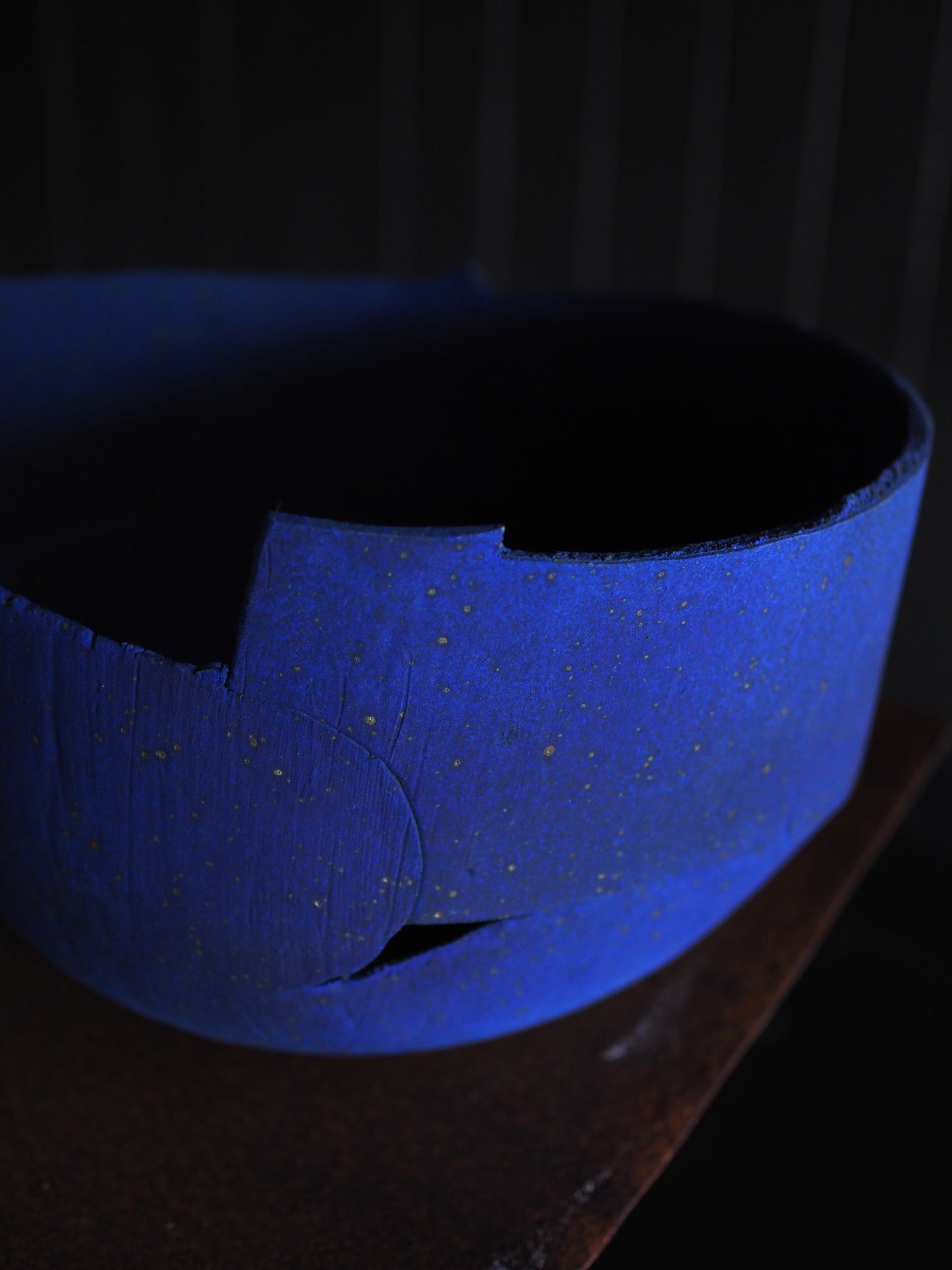 Large Blue Vessel