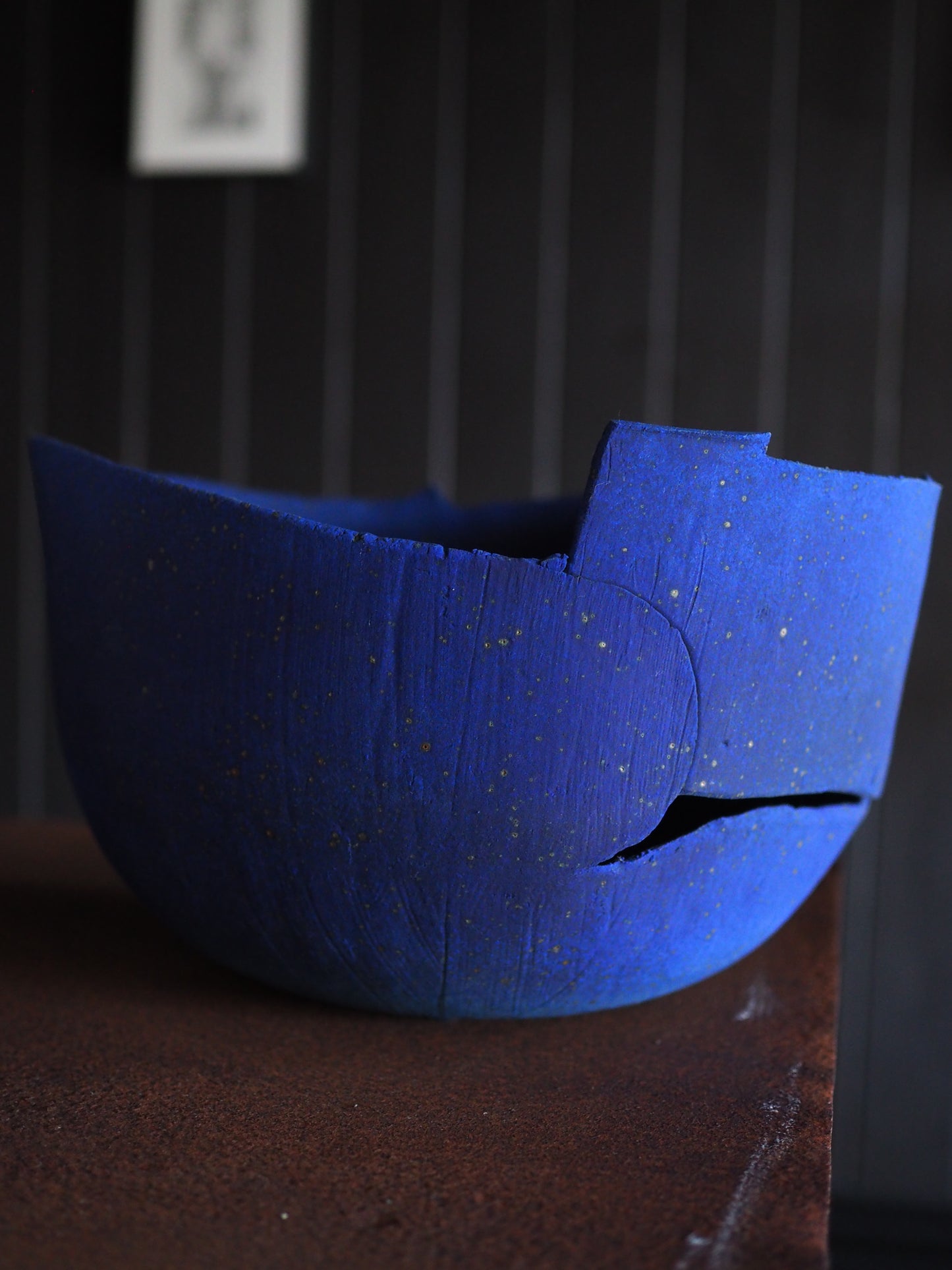Large Blue Vessel