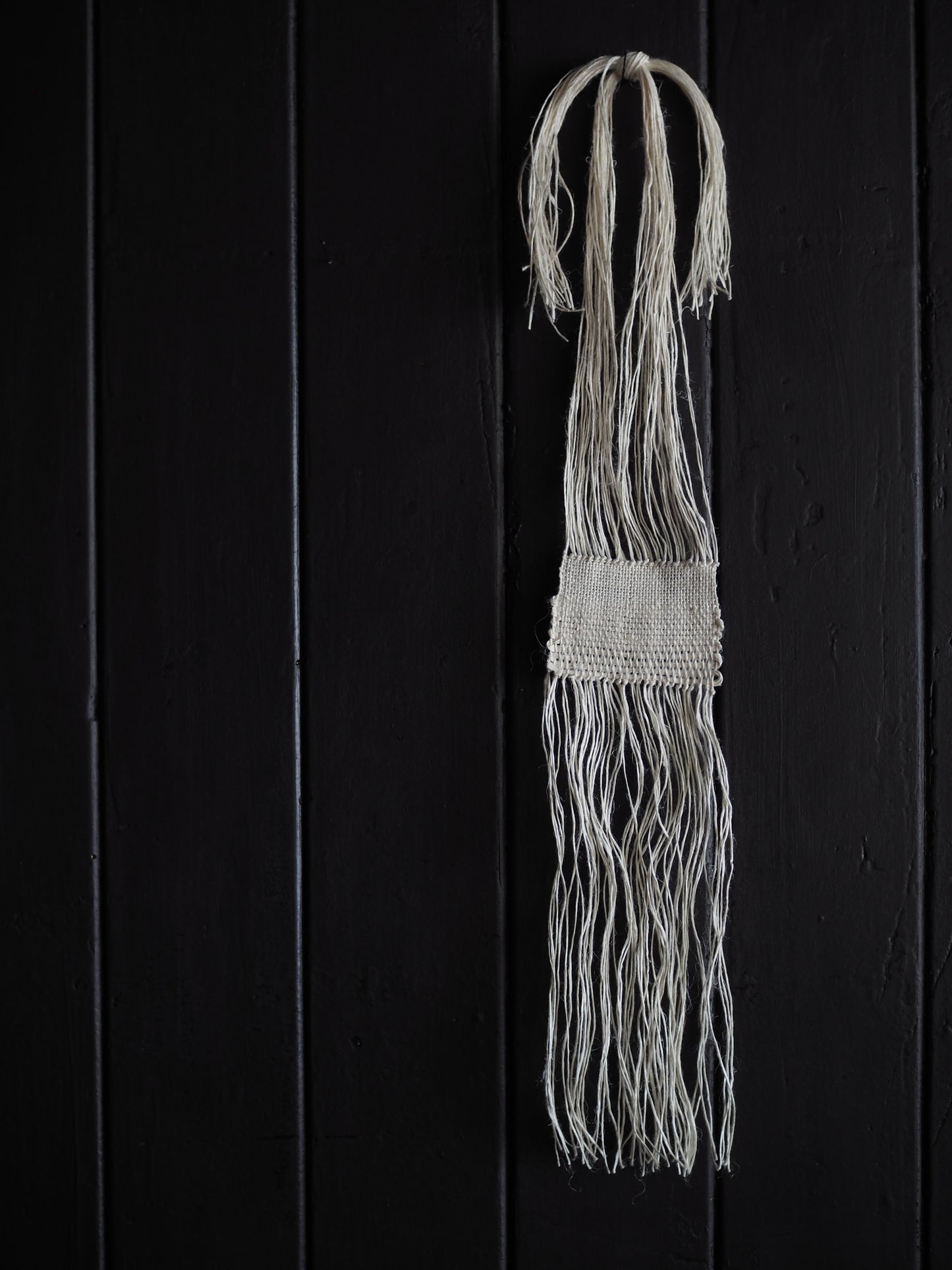 Japanese linen Necklace / Wall Art ,ver.3