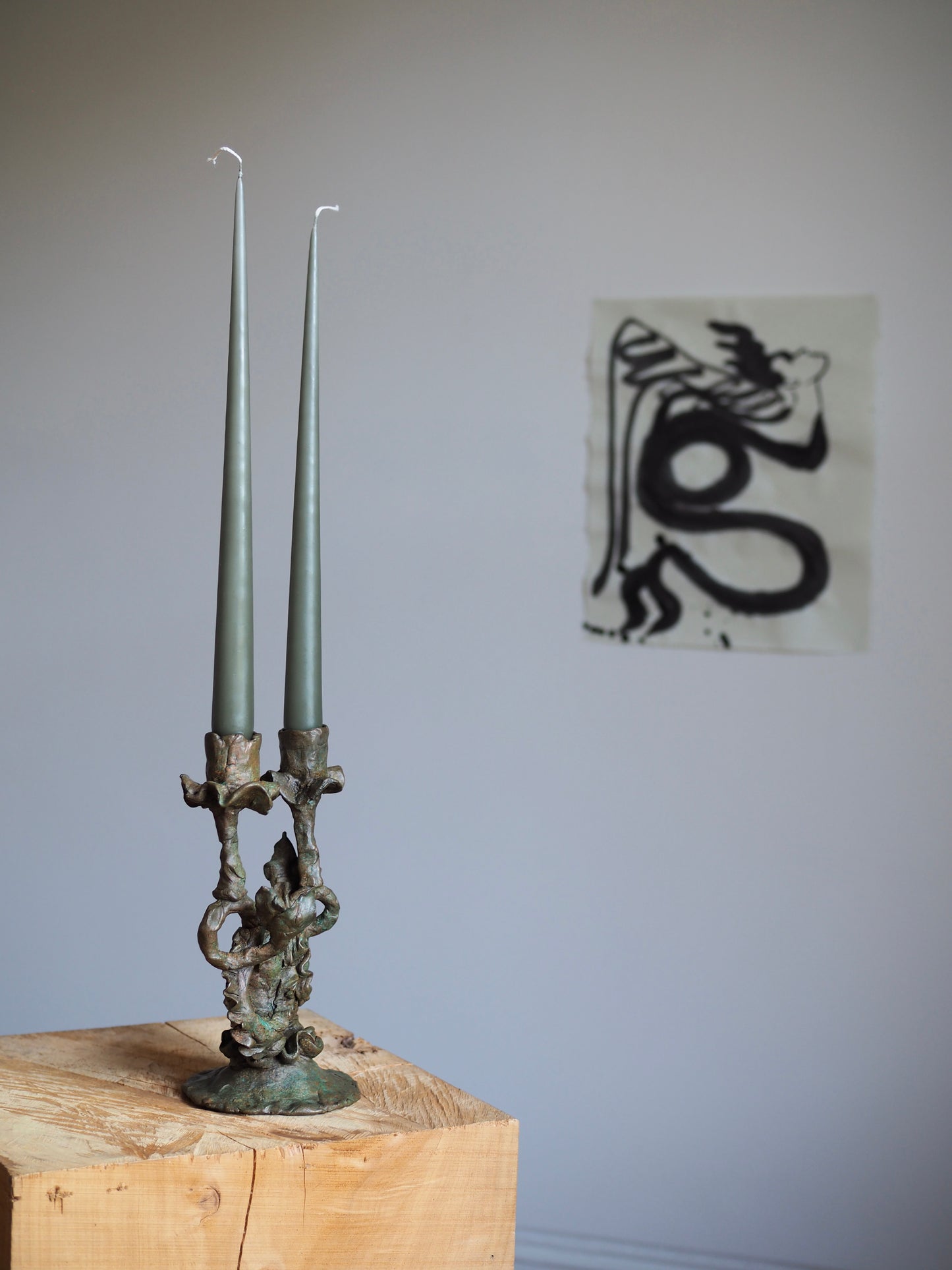 Double Dolphin Candelabra