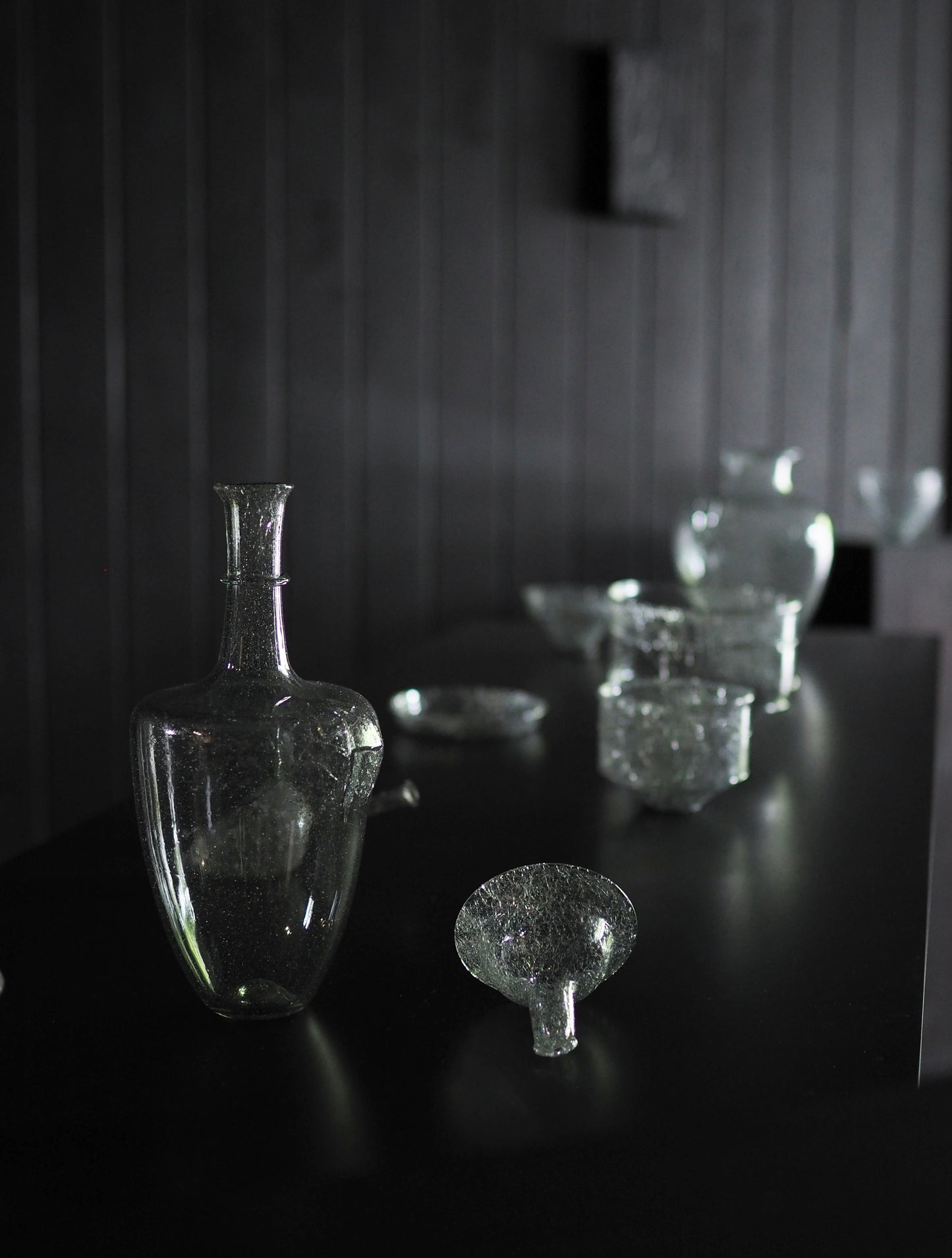 Glass Sculpture, 'Collecting Photos' Ver.3